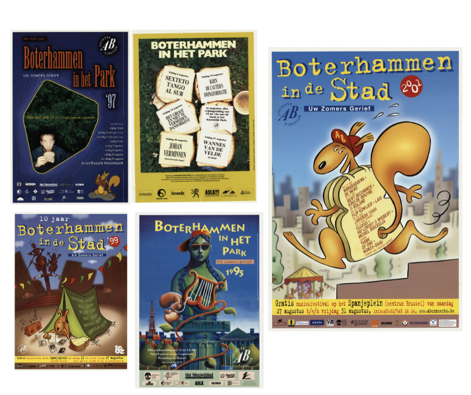 Augustus 2024: Affiches Boterhammen in het Park